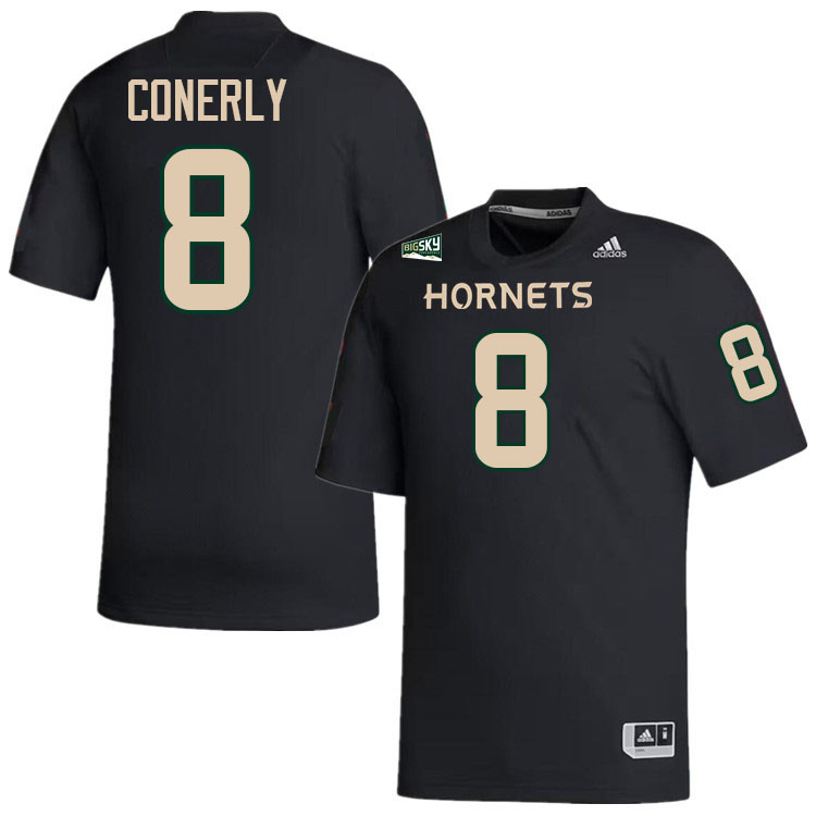 Tim Conerly SAC State Jersey,Sacramento State Hornets #8 Tim Conerly Jersey-Black